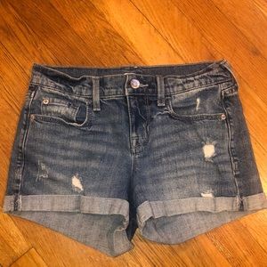 Old navy distressed boyfriend shorts